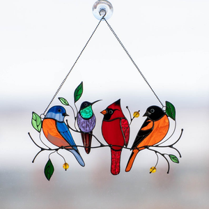 The Best Christmas Gift-Birds Window Hangings