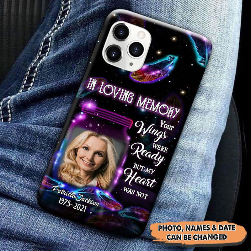 In Loving Memory Family Loss Custom Photo Phone Case