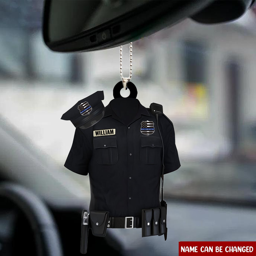 Personalized Police Uniform Ornament