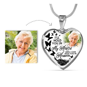 Personalized I Will Hold You In My Heart Necklace