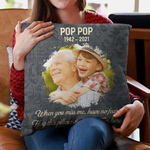 Hug This Pillow And Know I'm Here - Personalized Pillow
