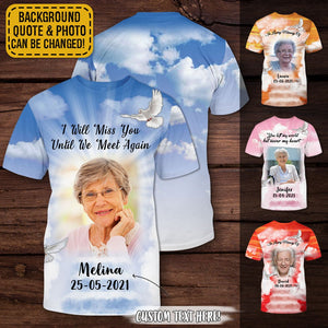 In Loving Memories Of - Personalized Photo All Over Print Apparel - Memorial Gift For Family Members