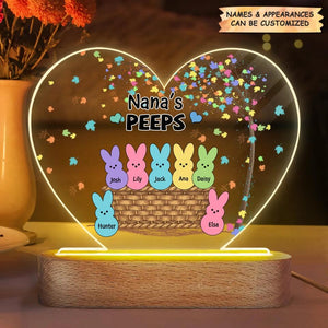 Personalized Acrylic LED Night Light - Gift For Grandma