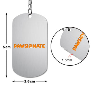 Half Of My Heart - Personalized Custom Stainless Steel Keychain