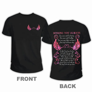 MISSING YOU ALWAYS PERSONALIZED T-SHIRT