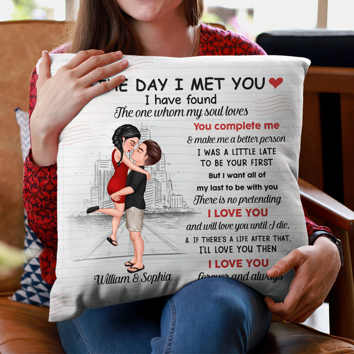 Customized pillow deals for boyfriend