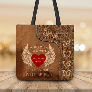 Personalized I'm Not A Widow Tote Bag