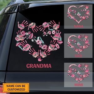 Customized Grandma Mom Infinite Love Family Gift Decal