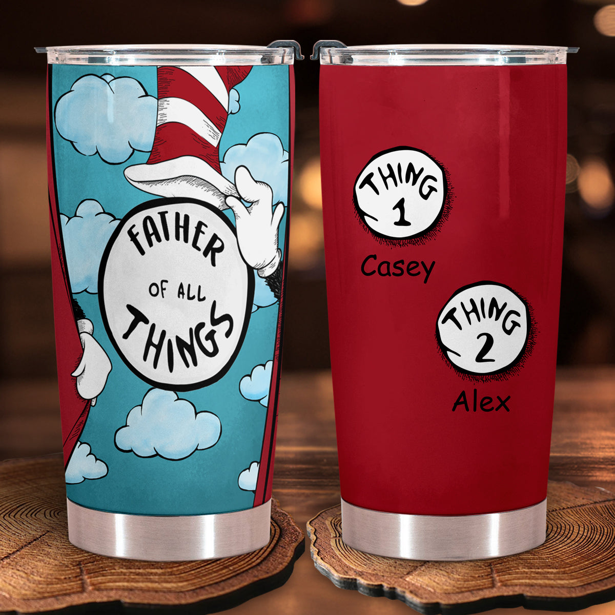 Father Of All Things - Personalized Tumbler - Gift For Father