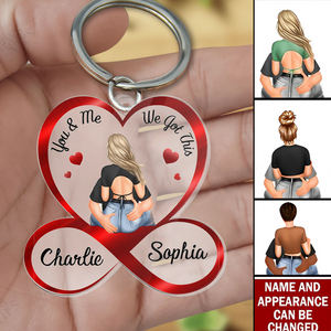 You & Me We Got This Couples - Personalized Acrylic Keychain
