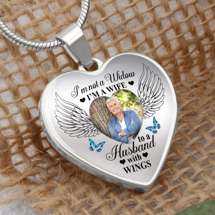 Personalized I'm Not A Widow Memorial Necklace